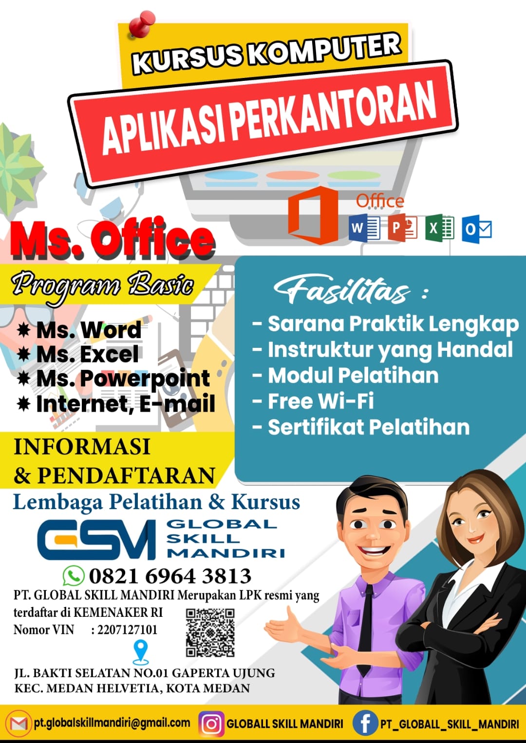 Agenda PELATIHAN APLIKASI PERKANTORAN (MICROSOFT OFFICE)