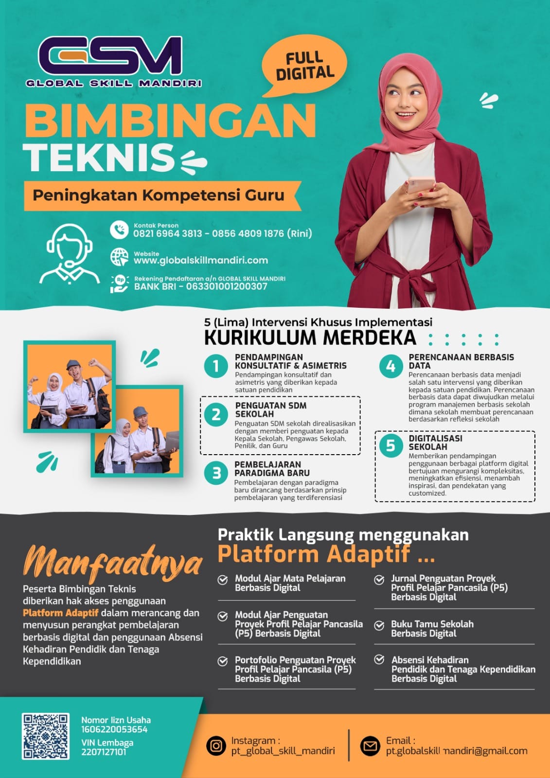 Agenda Bimbingan Teknis Peningkatan Kompetensi Guru